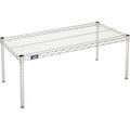 Nexel Chrome Wire Dunnage Rack, 36inW x 18inD x 14inH B2257000